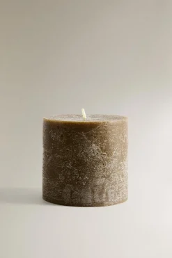 ZARA Fragrâncias Para Casa|Fragrâncias Para Casa^VELA AROMÁTICA CILINDRO PEQUENO CHIMNEY Verde