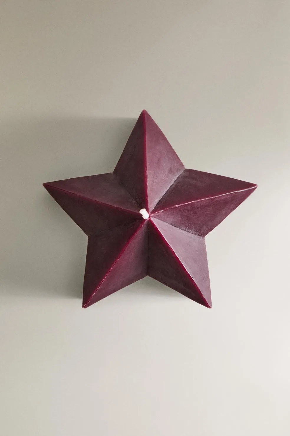 ZARA Presentes Para O Lar|Presentes Para O Lar^VELA AROMÁTICA ESTRELA GINGERBREAD Vermelho