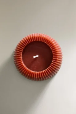 ZARA Presentes Para O Lar|Presentes Para O Lar^VELA DECORATIVA RISCADA CÔNCAVA Telha