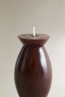 ZARA Presentes Para O Lar|Presentes Para O Lar^VELA GEOMÉTRICA NANUSHKA Castanho