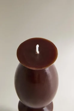 ZARA Presentes Para O Lar|Presentes Para O Lar^VELA GEOMÉTRICA NANUSHKA Castanho
