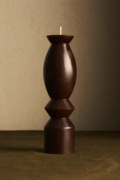 ZARA Presentes Para O Lar|Presentes Para O Lar^VELA GEOMÉTRICA NANUSHKA Castanho