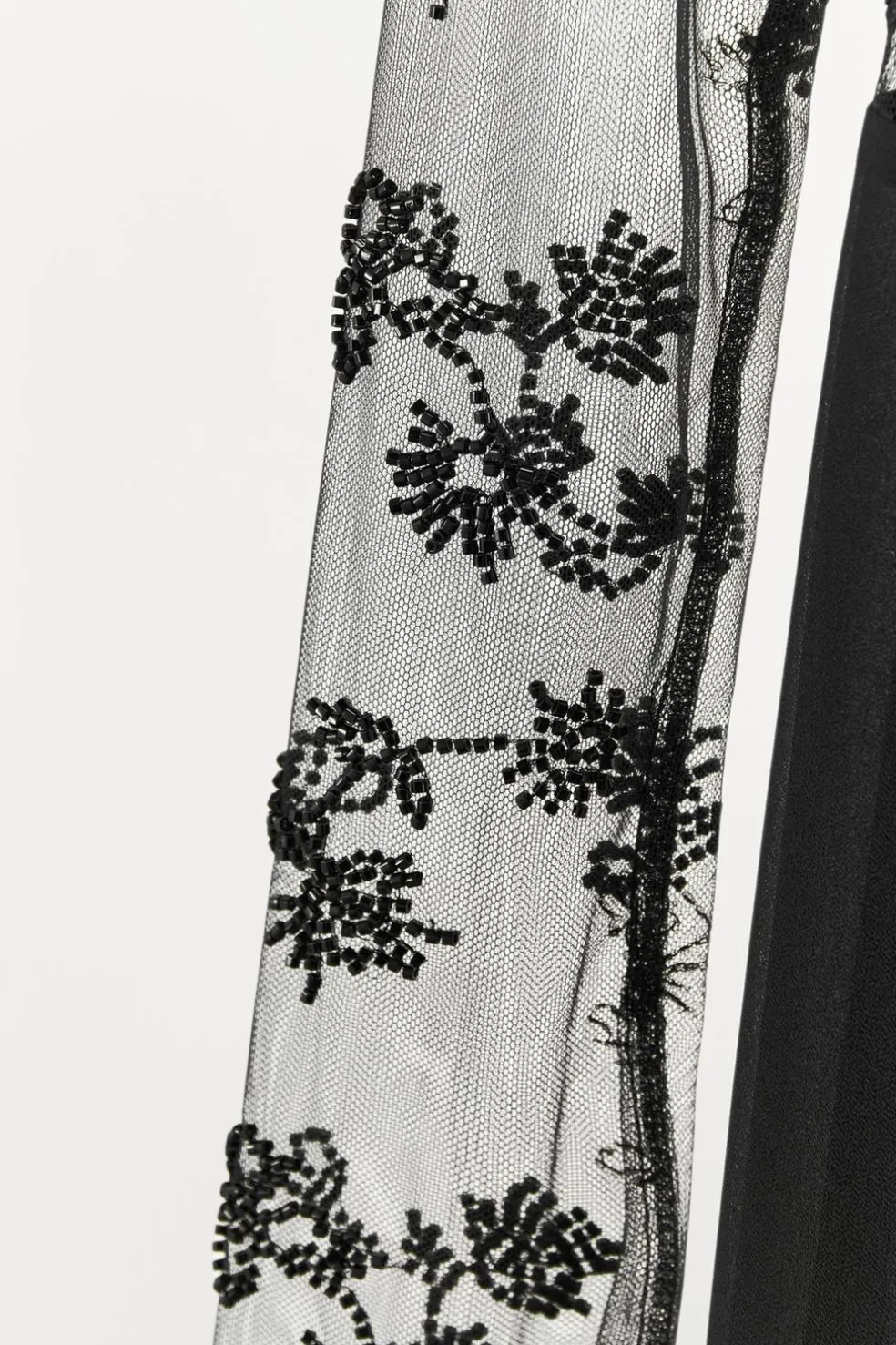 ZARA Vestidos|Lingerie^VESTIDO COMBINADO RENDA MISSANGAS Preto