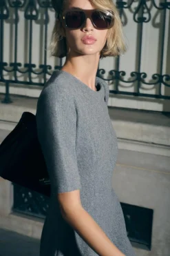 ZARA Winter Layersnew|Vestidos^VESTIDO CURTO Cinzento-vigoré