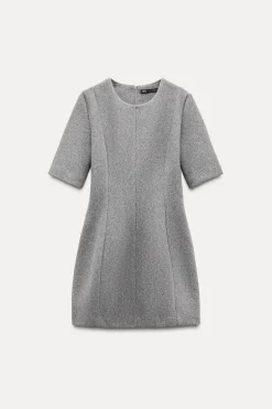 ZARA Winter Layersnew|Vestidos^VESTIDO CURTO Cinzento-vigoré