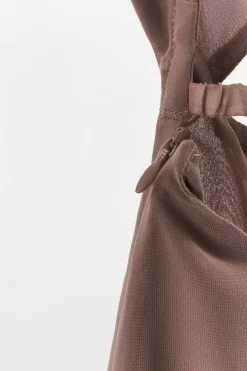 ZARA Vestidos|Lingerie^VESTIDO CUT OUT COM MISSANGAS Cinza