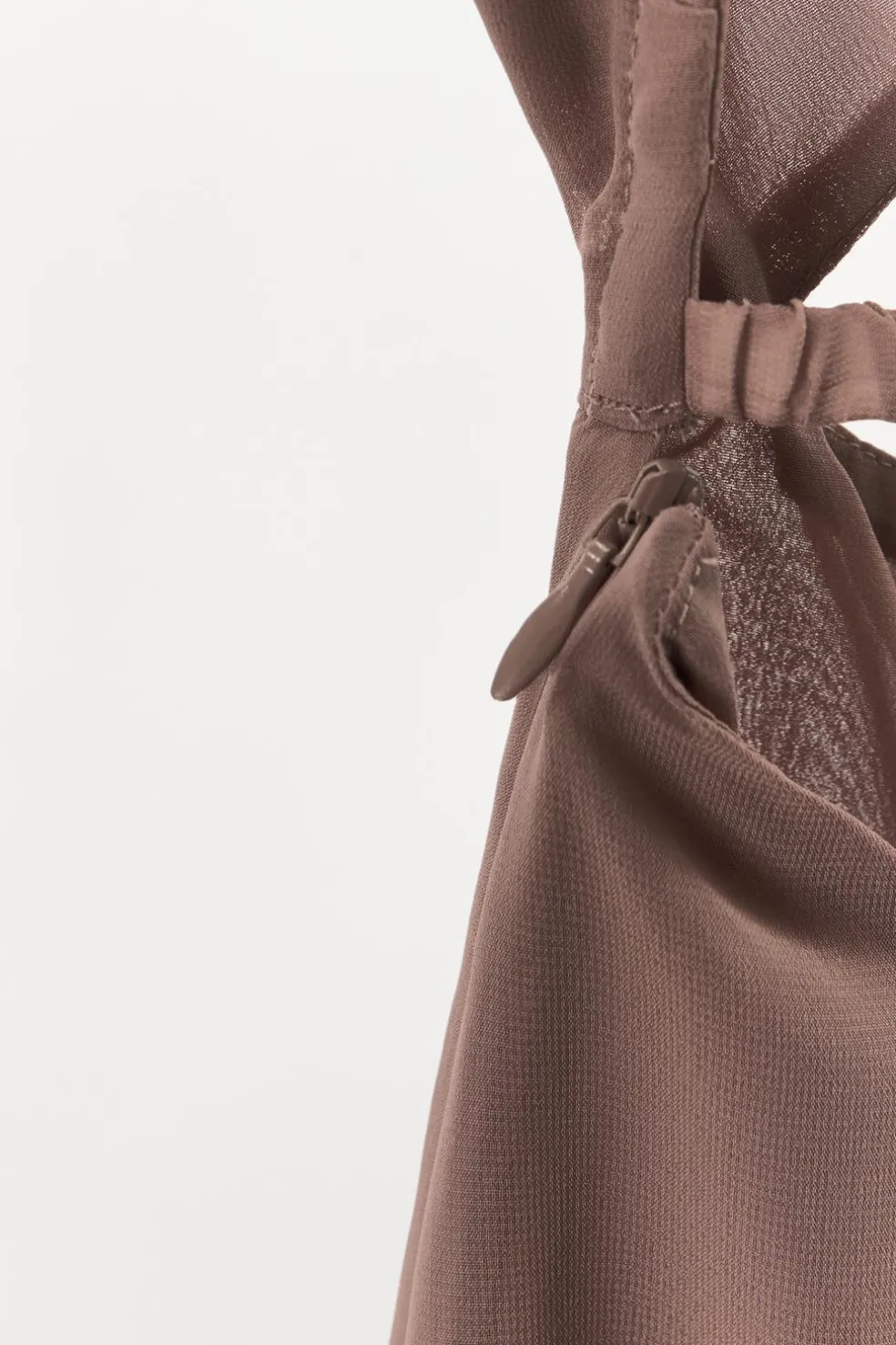 ZARA Vestidos|Lingerie^VESTIDO CUT OUT COM MISSANGAS Cinza