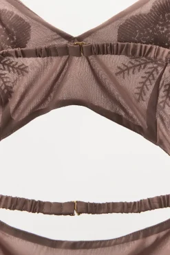 ZARA Vestidos|Lingerie^VESTIDO CUT OUT COM MISSANGAS Cinza