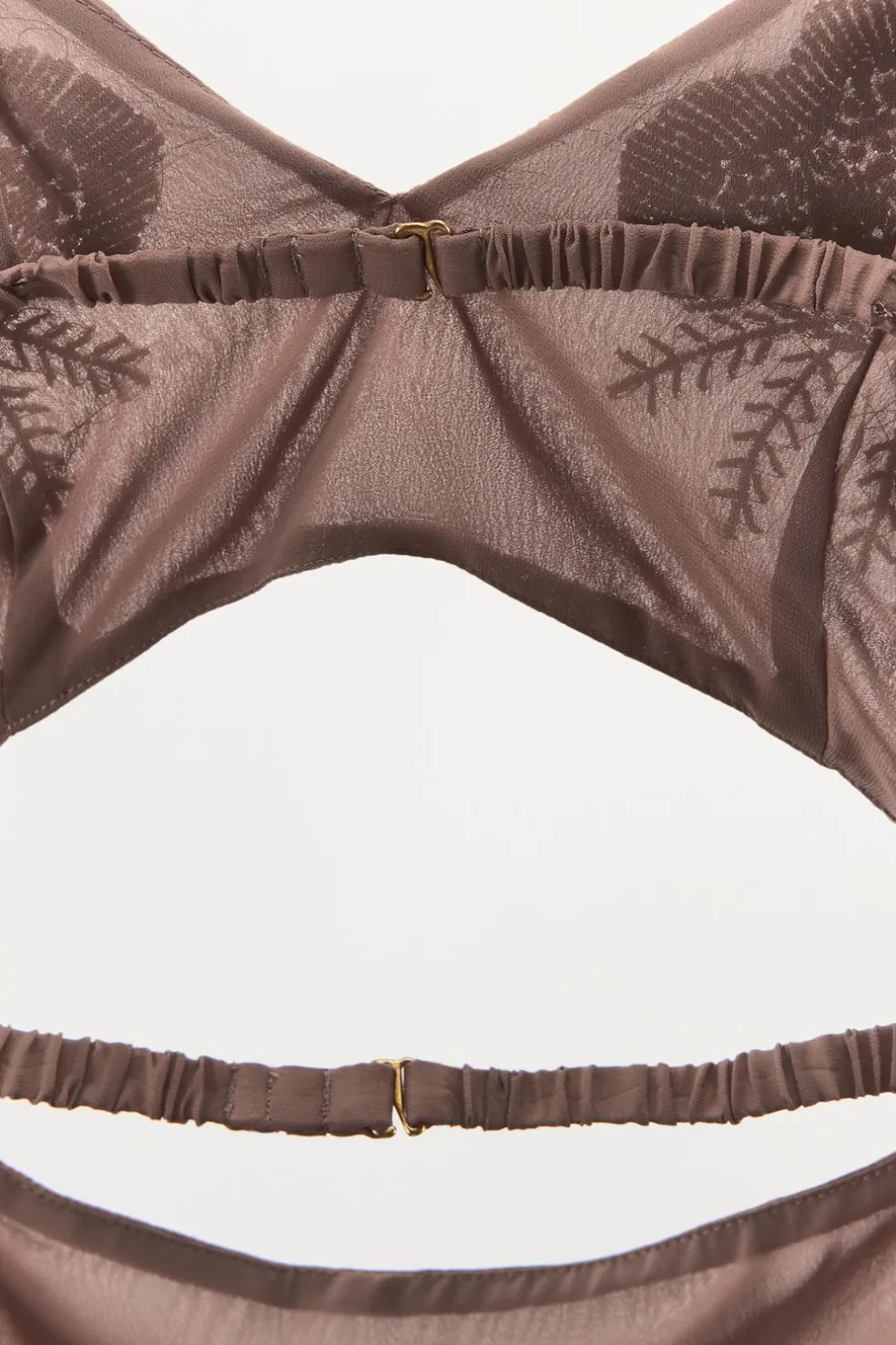 ZARA Vestidos|Lingerie^VESTIDO CUT OUT COM MISSANGAS Cinza
