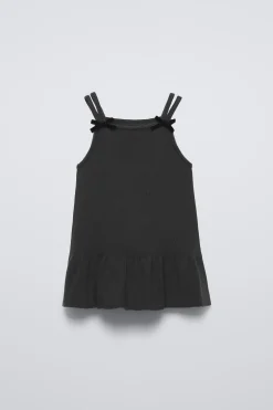 VESTIDO DE MALHA COM LACINHOS-ZARA Best Sale