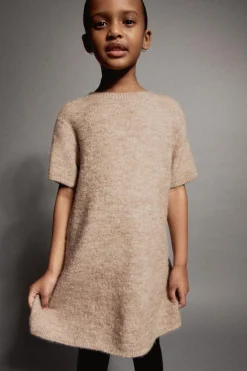 VESTIDO DE MALHA DE MANGA CURTA-ZARA Clearance