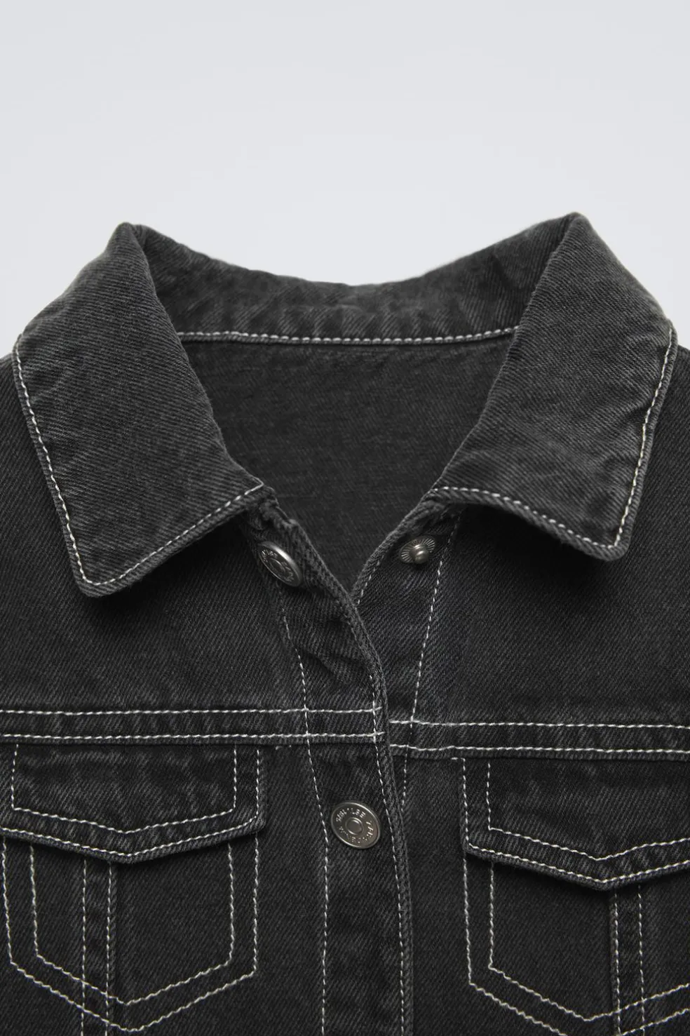 VESTIDO DENIM COM PESPONTOS-ZARA Shop