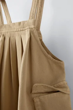 VESTIDO FLUIDO COM BOLSOS-ZARA Flash Sale