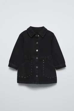 VESTIDO GANGA COM TACHAS-ZARA Sale