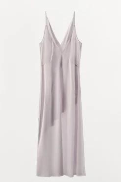 ZARA Vestidos|Lingerie^VESTIDO GEORGETTE COM MISSANGAS BORDADAS Malva