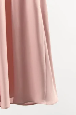 ZARA Vestidos|Lingerie^VESTIDO HALTER ACETINADO Rosa