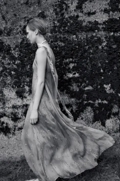 ZARA Vestidos|Lingerie^VESTIDO LONGO ESTAMPADO FLORES Verde