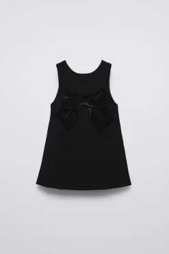 VESTIDO MALHA LAÇO-ZARA New