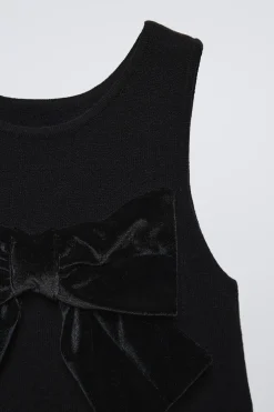 VESTIDO MALHA LAÇO-ZARA New