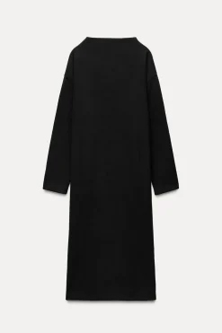 ZARA Winter Layersnew|Vestidos^VESTIDO MIDI SUAVE Preto