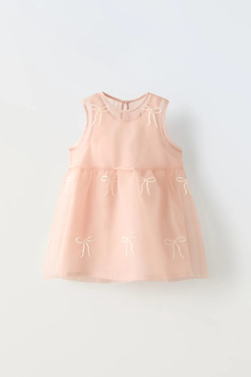 VESTIDO ORGANZA LAÇOS-ZARA Shop