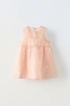 VESTIDO ORGANZA LAÇOS-ZARA Shop
