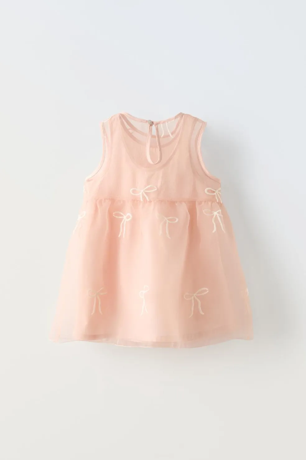 VESTIDO ORGANZA LAÇOS-ZARA Shop