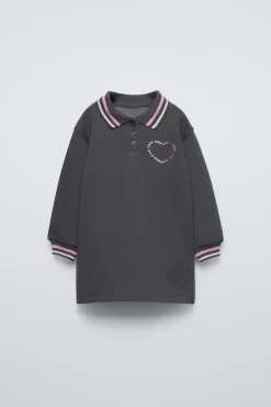 VESTIDO POLO DE FELPA-ZARA Clearance