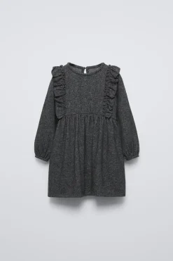 VESTIDO SOFT TOUCH FOLHOS-ZARA Shop