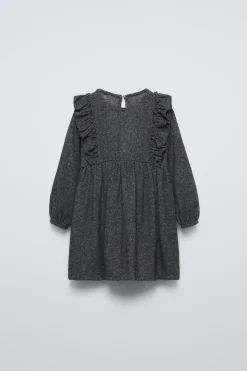 VESTIDO SOFT TOUCH FOLHOS-ZARA Shop