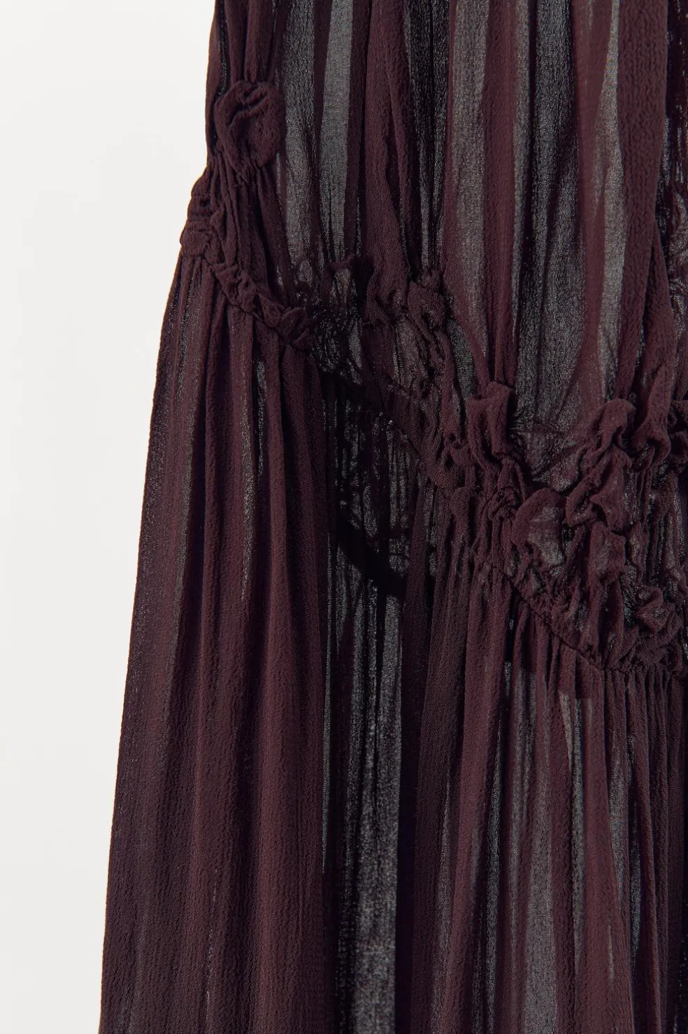 ZARA Vestidos|Lingerie^VESTIDO TEXTURA RENDA Chocolate
