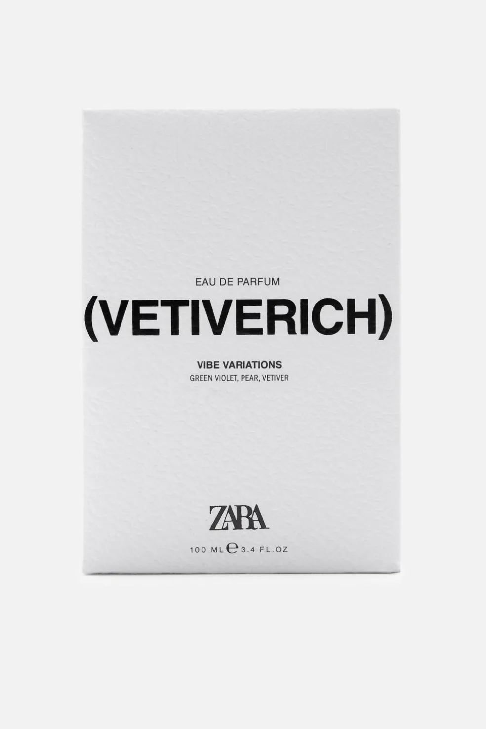 ZARA Perfumes^(VETIVERICH) EDP 100ML (3.4 FL OZ) 0230/012