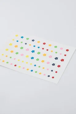 FACE STICKERS GLITTER FLOWERS-ZARA Shop