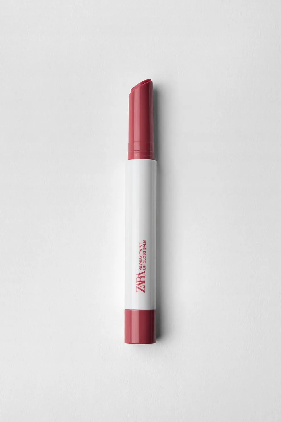 ZARA Beauty^ GLOSSY TWIST - BÁLSAMO LABIAL COM COR ROSE