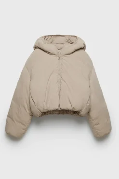 Z3D BLUSÃO ACOLCHOADO OVERSIZE COM CAPUZ-ZARA Fashion