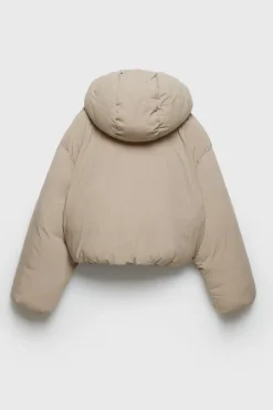 Z3D BLUSÃO ACOLCHOADO OVERSIZE COM CAPUZ-ZARA Fashion