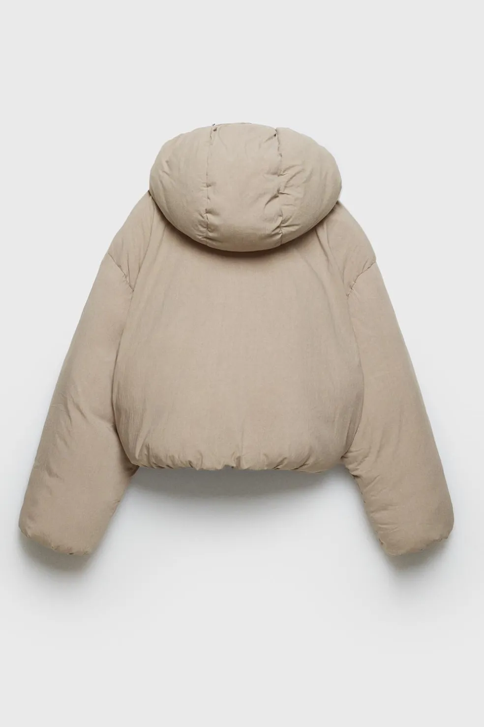 Z3D BLUSÃO ACOLCHOADO OVERSIZE COM CAPUZ-ZARA Fashion