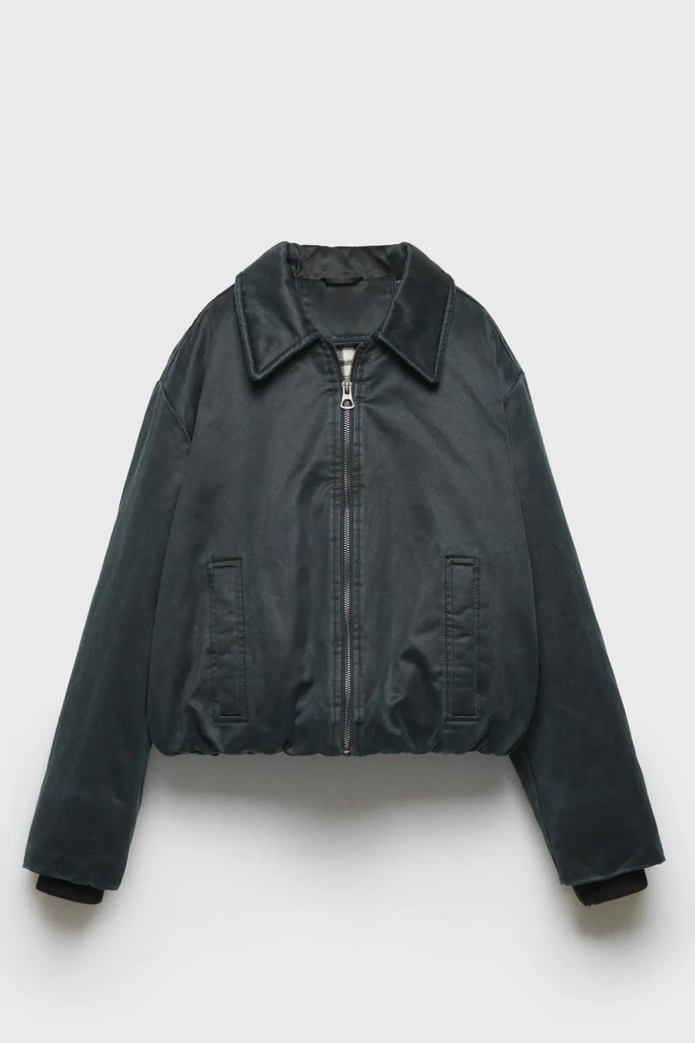 Z3D BLUSÃO ENCERADO GOLA-ZARA Discount
