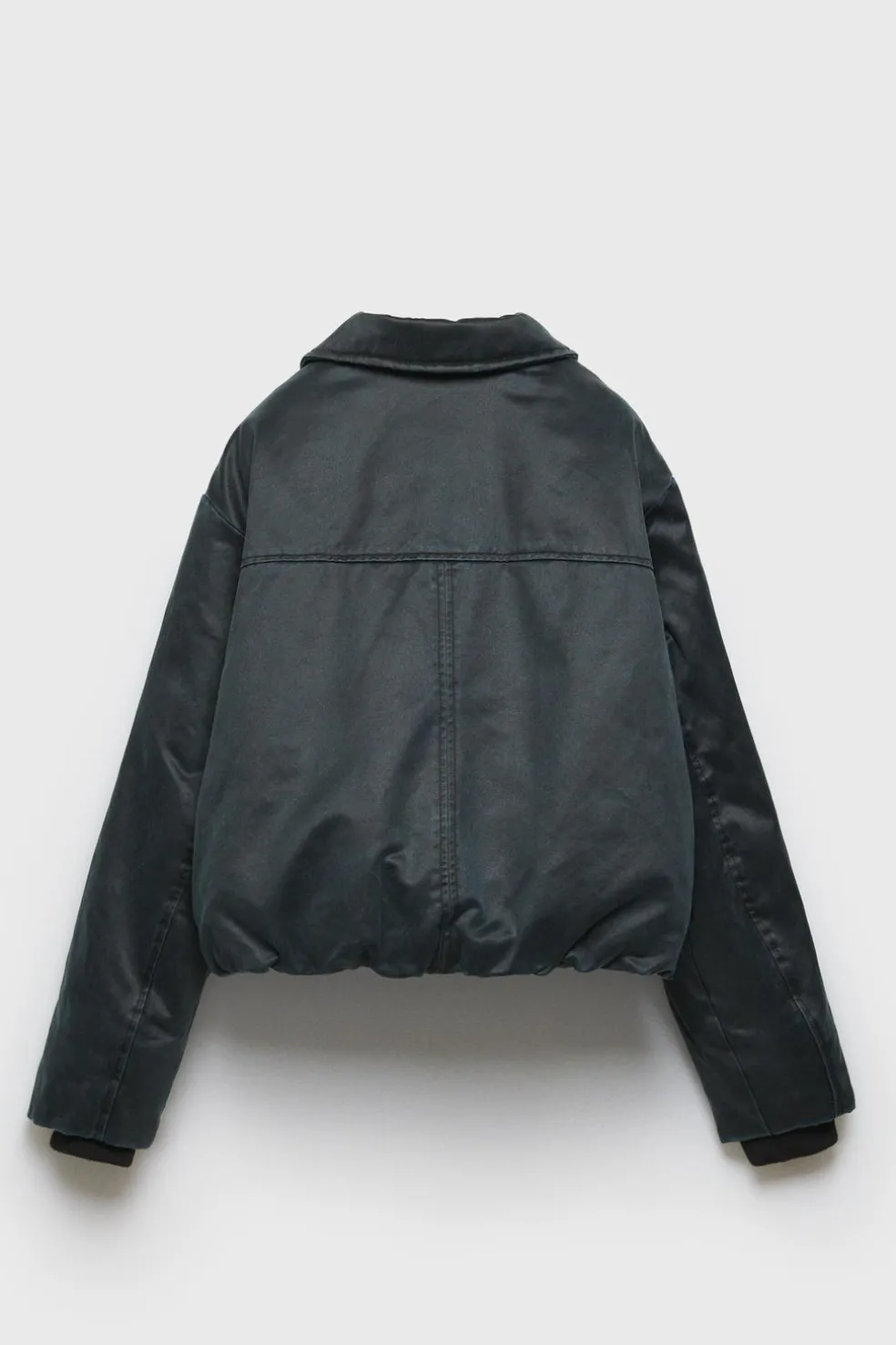 Z3D BLUSÃO ENCERADO GOLA-ZARA Discount