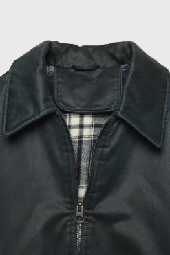 Z3D BLUSÃO ENCERADO GOLA-ZARA Discount