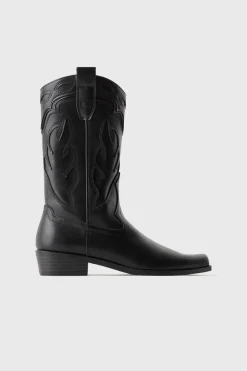 Z3D BOTA COWBOY MONOCROMÁTICA-ZARA Cheap