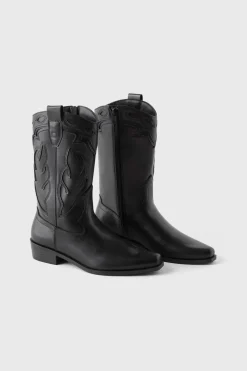 Z3D BOTA COWBOY MONOCROMÁTICA-ZARA Cheap