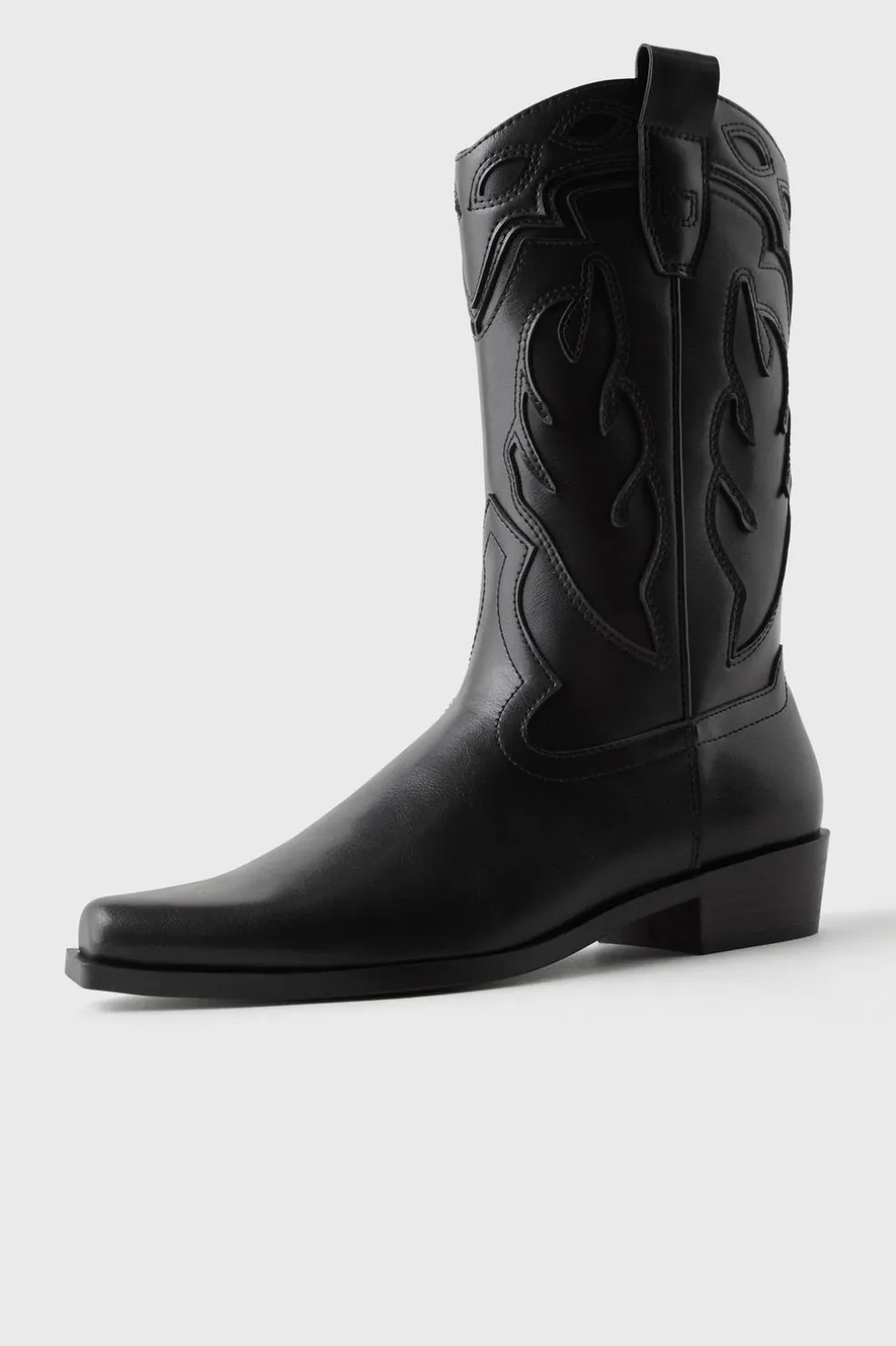 Z3D BOTA COWBOY MONOCROMÁTICA-ZARA Cheap
