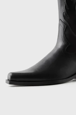 Z3D BOTA COWBOY MONOCROMÁTICA-ZARA Cheap