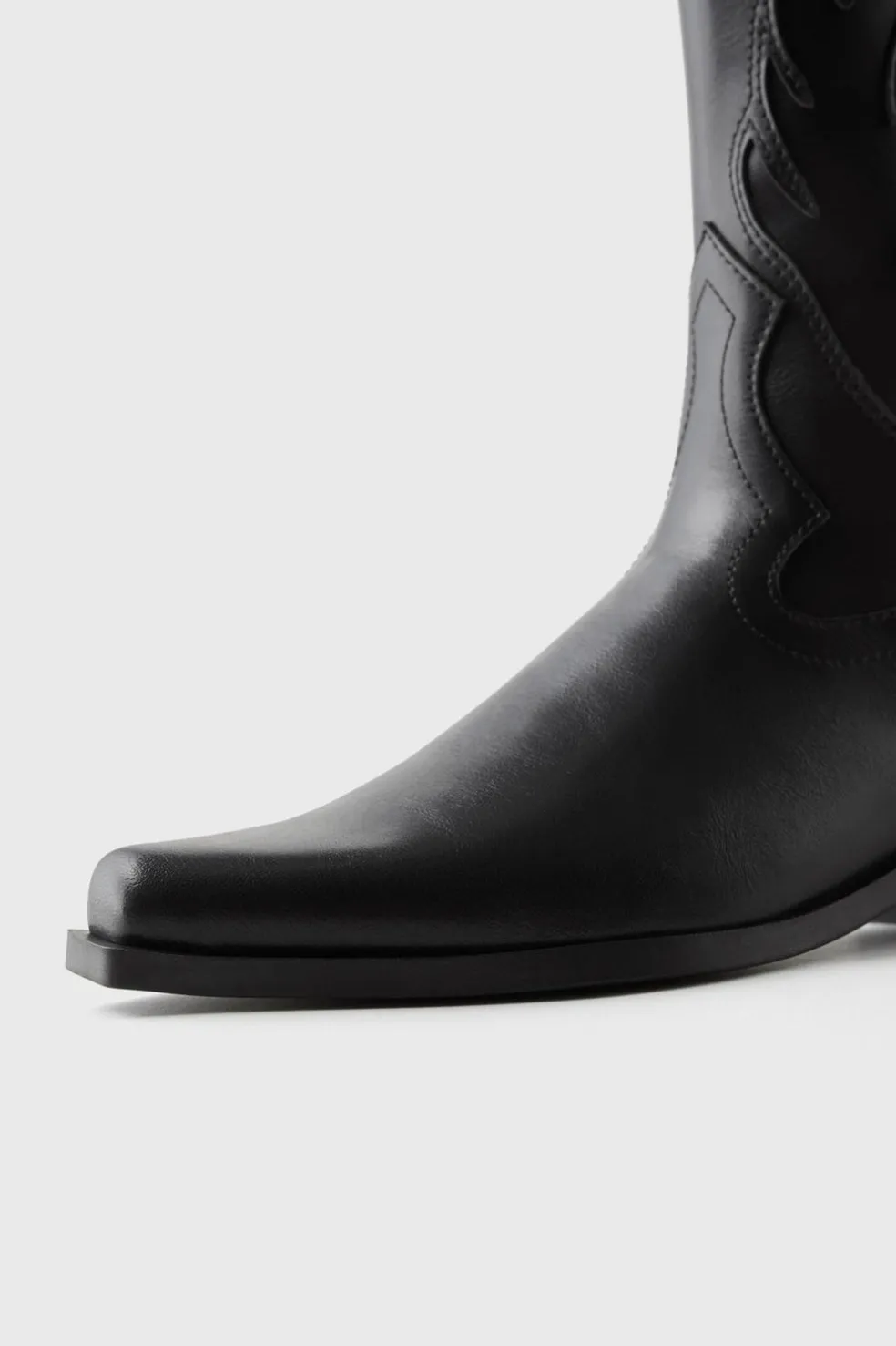 Z3D BOTA COWBOY MONOCROMÁTICA-ZARA Cheap