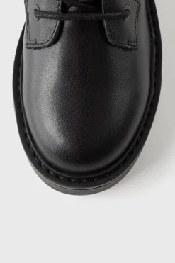 Z3D BOTIM EM PELE COM ATAÇÕES-ZARA Fashion