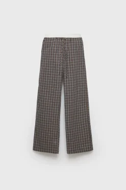 Z3D CALÇAS AOS QUADRADOS DUPLA CINTURA-ZARA Outlet