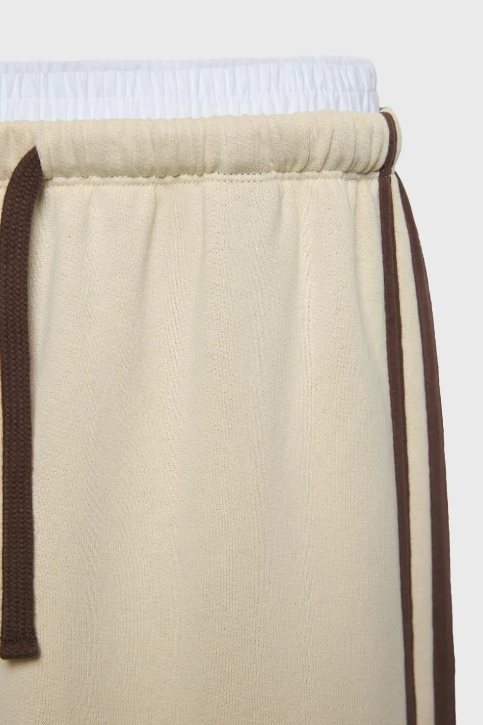 Z3D CALÇAS DE FELPA CINTURA DUPLA COM FAIXAS-ZARA Fashion