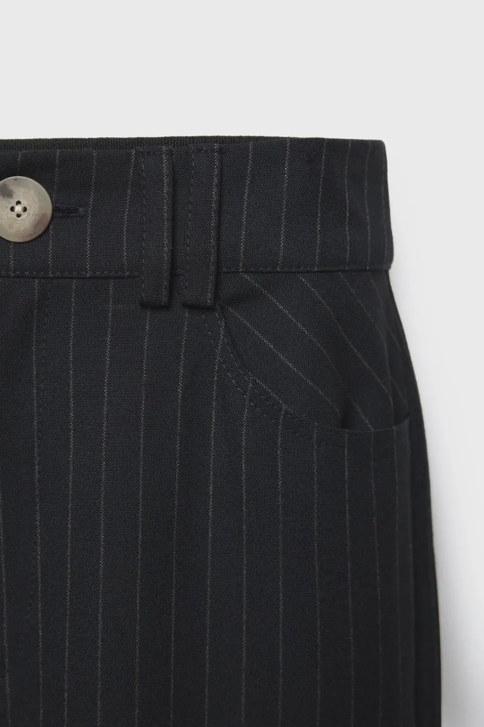 Z3D CALÇAS WIDE LEG RISCA DIPLOMÁTICA-ZARA Online