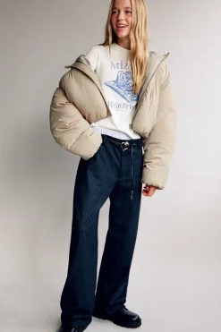 Z3D CALÇAS WIDE LEG RISCA DIPLOMÁTICA-ZARA Online